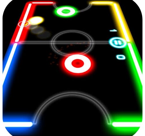 تحميل لعبه الهوكي 2025 Glow Hockey مهكره اخر اصدار مجانا