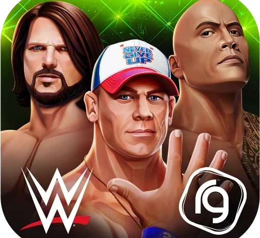 تحميل لعبة WWE Mayhem مهكرة 2025 للأندرويد APK مجاناً 1 WWE Mayhem Logo.webp