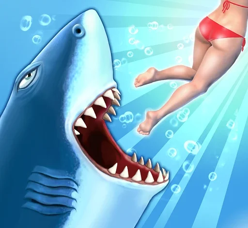 تحميل Hungry Shark Evolution مهكرة 2025 للأندرويد APK مجاناً 1 Hungry Shark Evolution Logo.webp