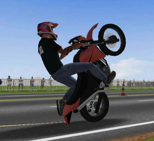 Moto Wheelie 3D مهكرة - Guinseo 1 Moto Wheelie 3D Logo.webp