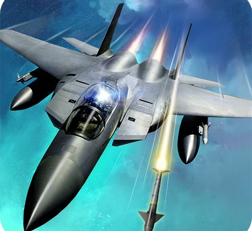 تحميل لعبة Sky Fighters 3D مهكرة 2025 للأندرويد APK مجاناً 1 Sky Fighters 3D Logo.webp